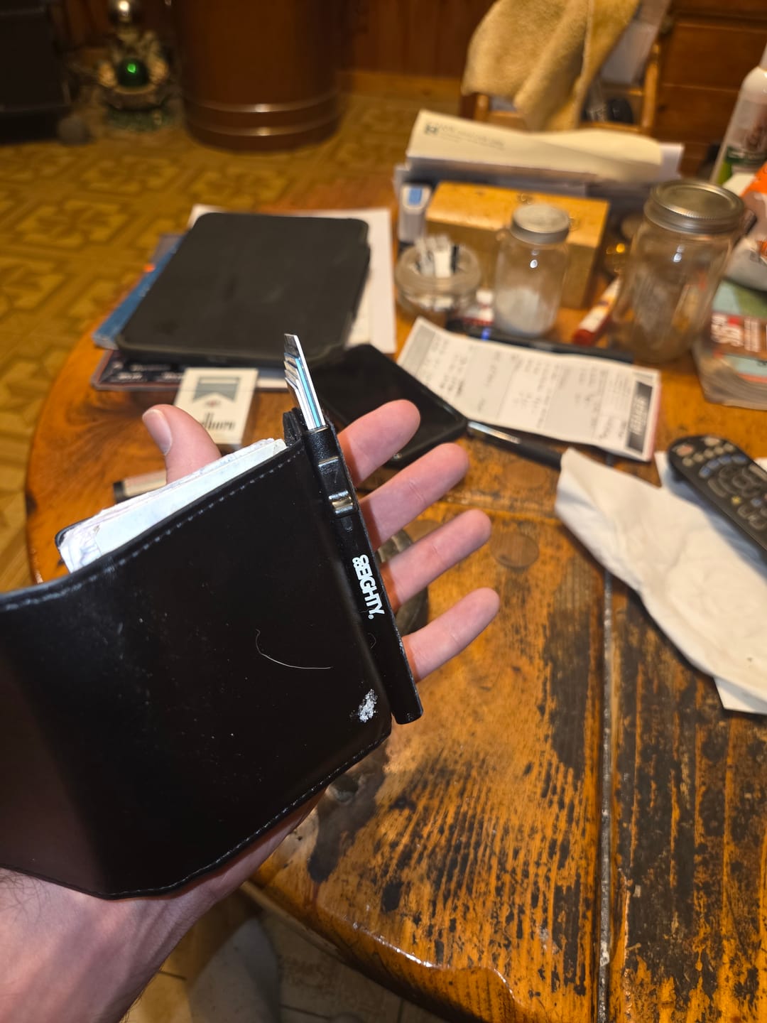 Customer photo review of 80Eighty® Onyx Wallet