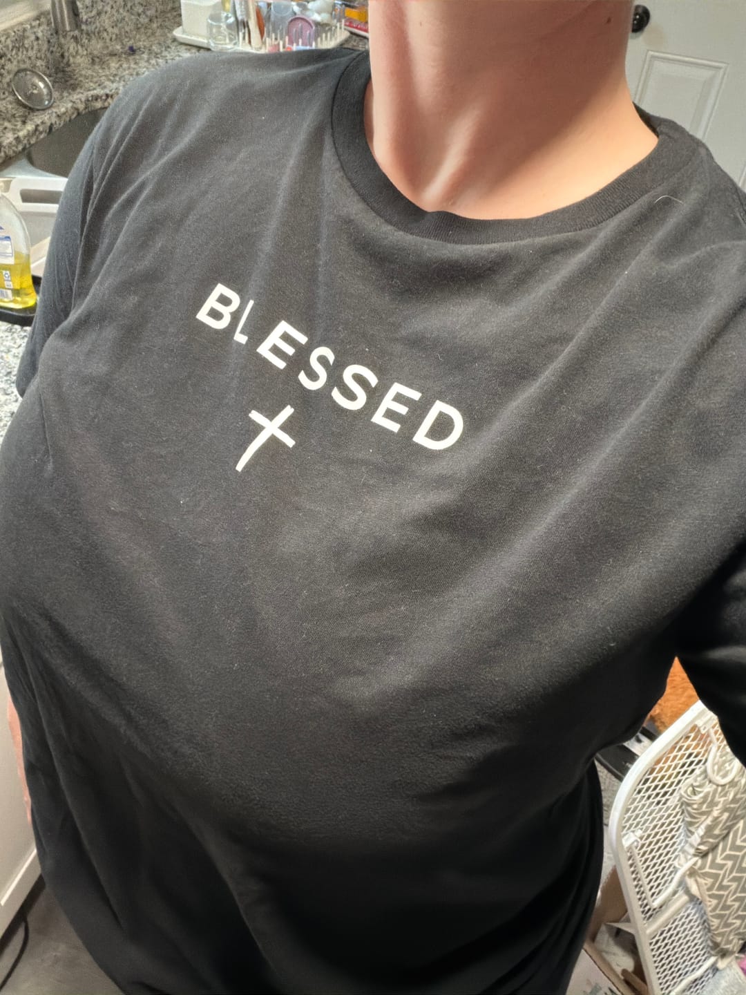 Customer photo review of Blessed Tee