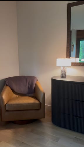 Customer photo review of The Original - Auríe Large Lamp | Calacatta Viola 13.5"