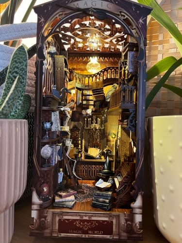 Customer photo review of DIY Book Nook Kit - Magic World