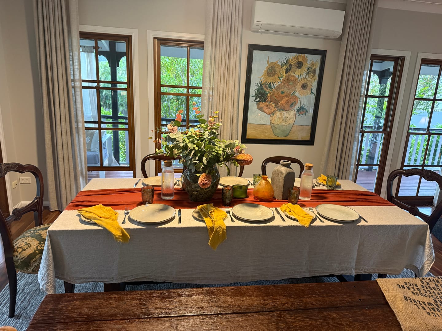Customer photo review of Stoneware Dinner Set Olive Green