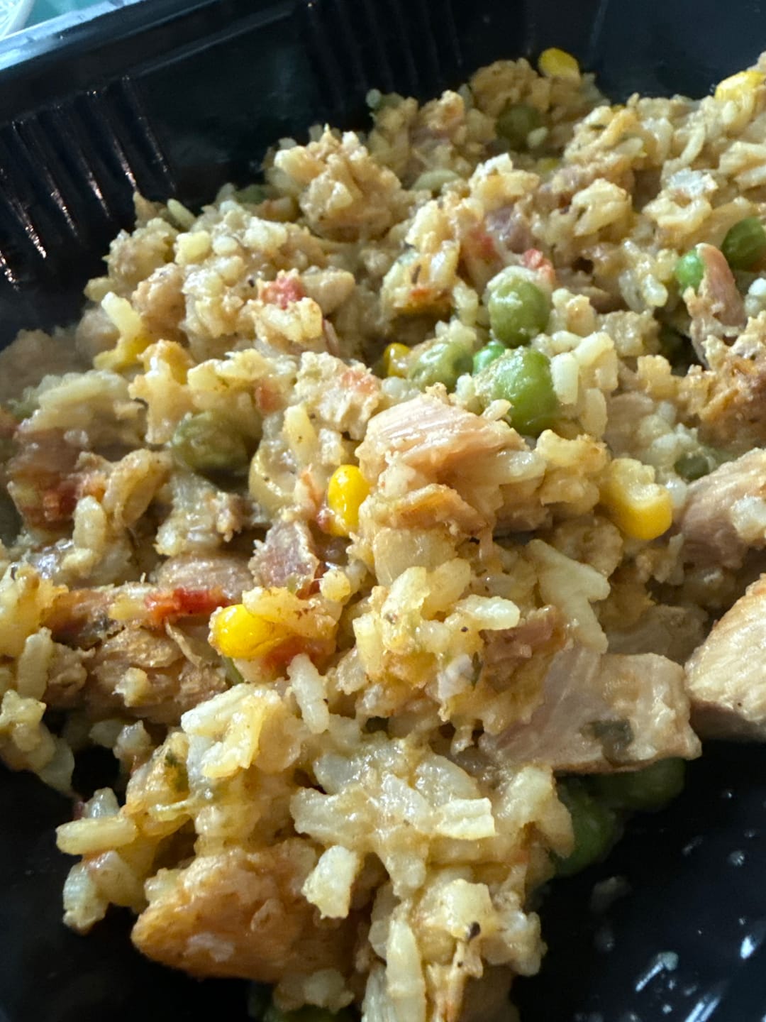 Customer photo review of Spanish Arroz con Pollo with Roasted Peppers & Saffron Rice