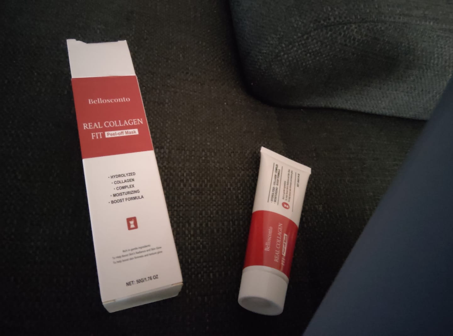 Customer photo review of Máscara Coreana de Colagénio Rejuvenescedora Peel Off - Collagen Fit™