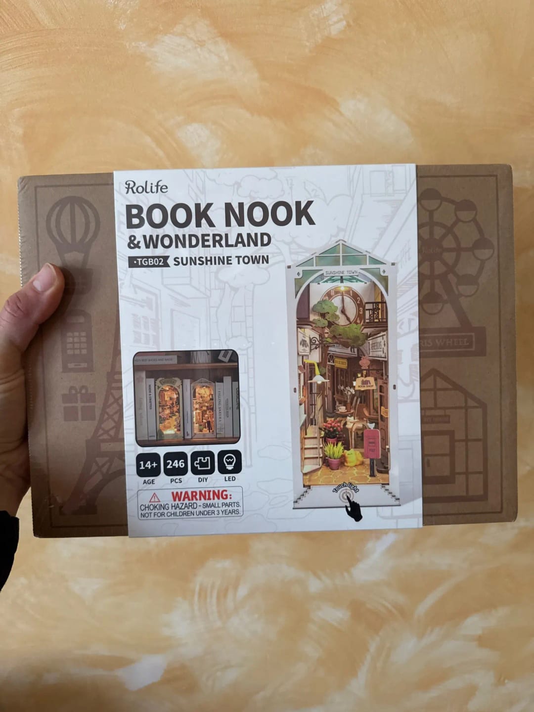 Customer photo review of DIY Book Nook kit - Sakura Densya