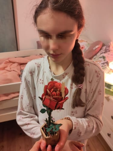 Customer photo review of 3D Puzzle - Red Rose