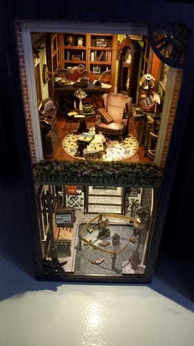 Customer photo review of DIY Book Nook Kit - Rose Detective Agency