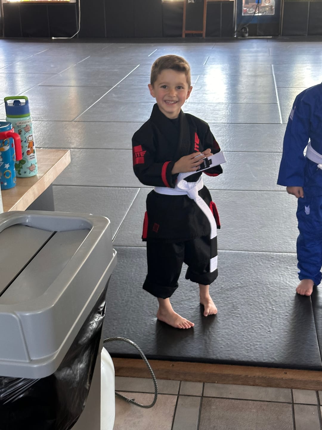 Customer photo review of Core Black Brazilian Jiu Jitsu Kids BJJ Gi