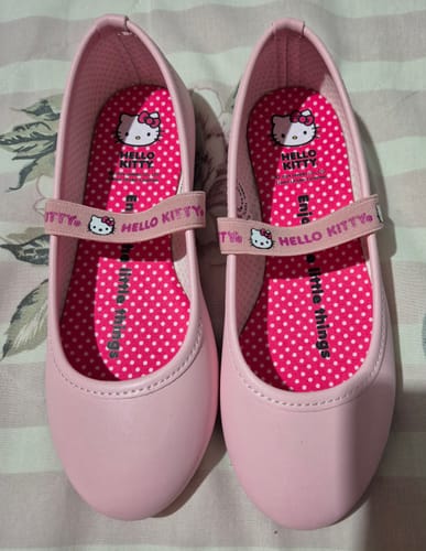 Customer photo review of Ballerina Clásica Hello Kitty para Niñas Rosa con Correa