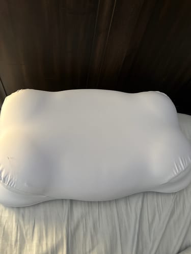 Customer photo review of CloudAlign™ Pillow