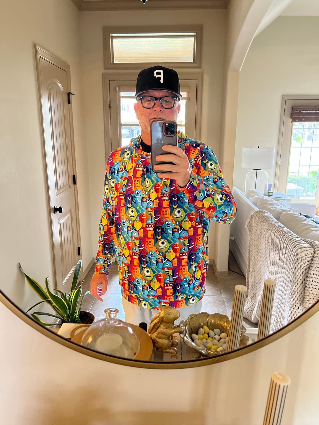 Customer photo review of Disney and Pixar Monsters, Inc. "The Scare Floor" – Performance Hoodie