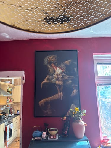 Customer photo review of Saturn Devouring his Son | Francisco Goya | 1819