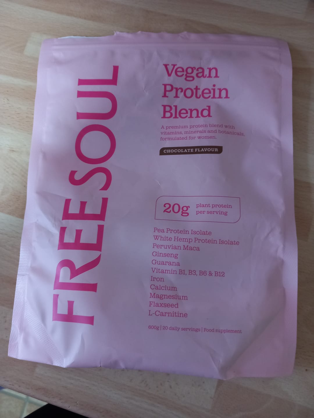 Customer photo review of Vegan Protein Blend
