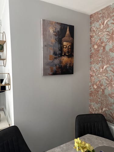 Customer photo review of MODERN BUDDHA CANVAS