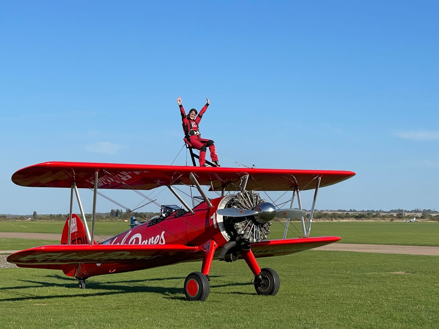 Customer photo review of Freefly Skydiving Jumpsuit in Red Color SE-03