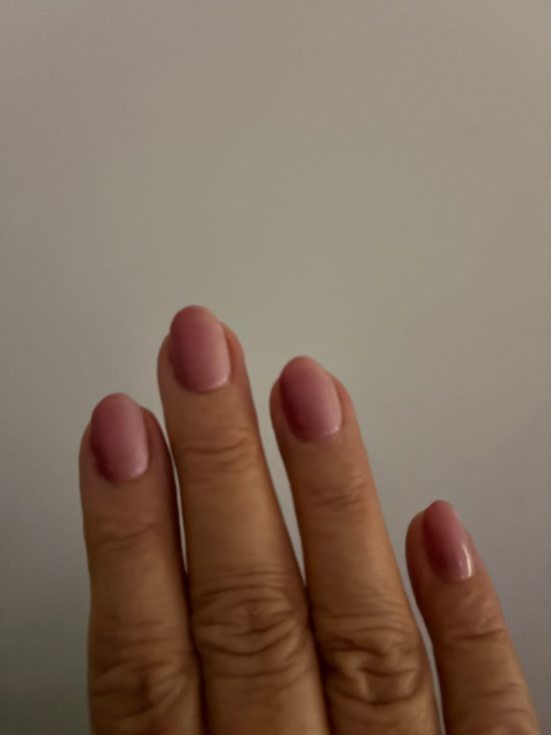 Customer photo review of Purple Shimmer Semi Cured Gel Nail Sticker Kit