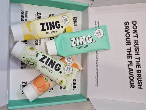 Customer photo review of Toothpaste Starter Pack