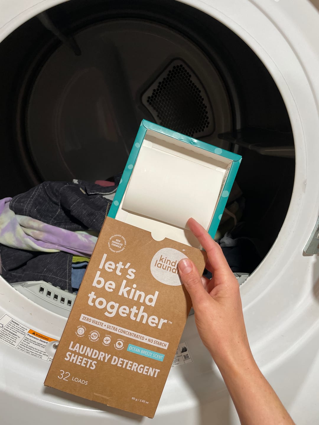 Customer photo review of Laundry Detergent Sheets