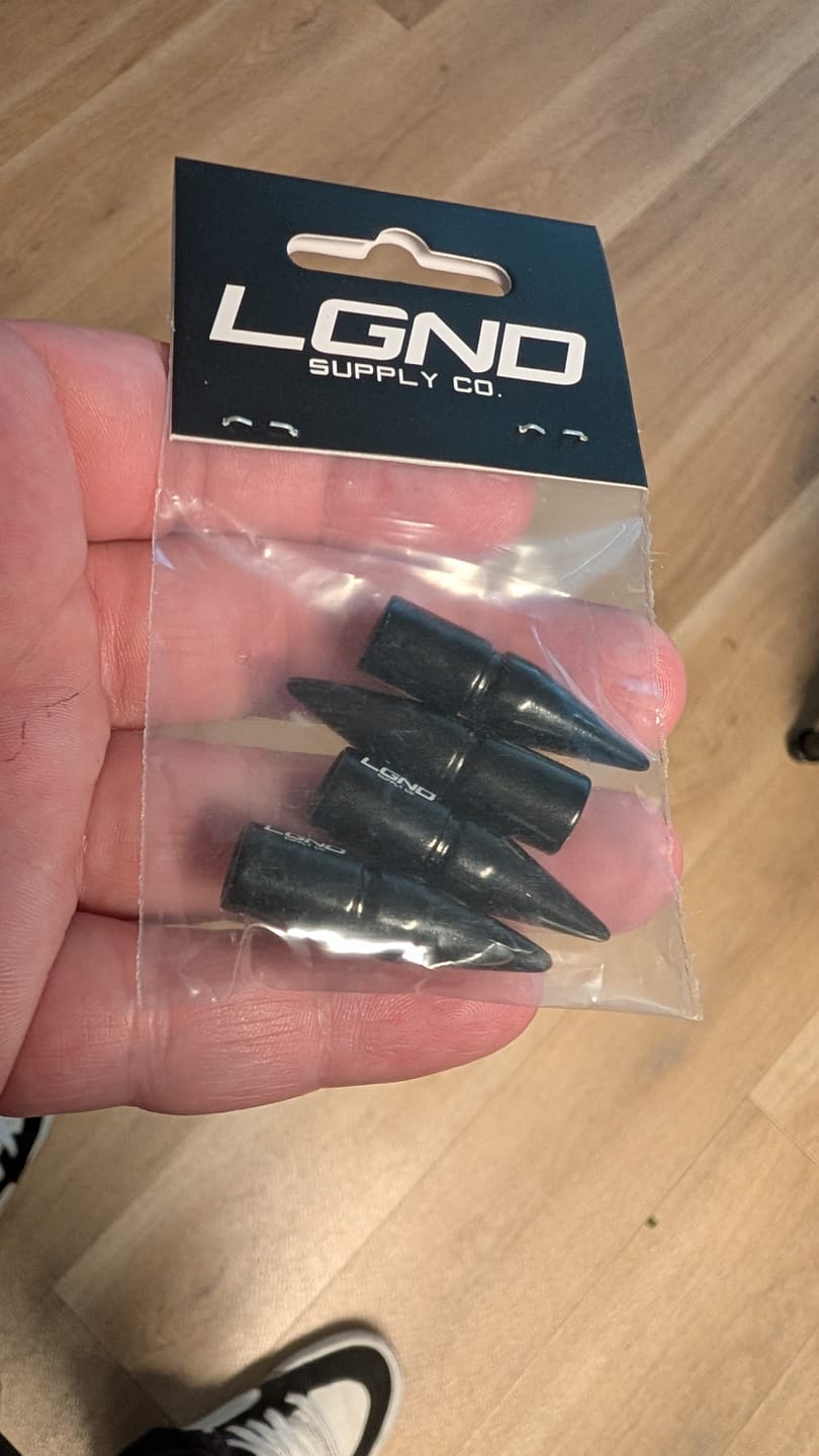 Customer photo review of Spiked Valve Stem Caps