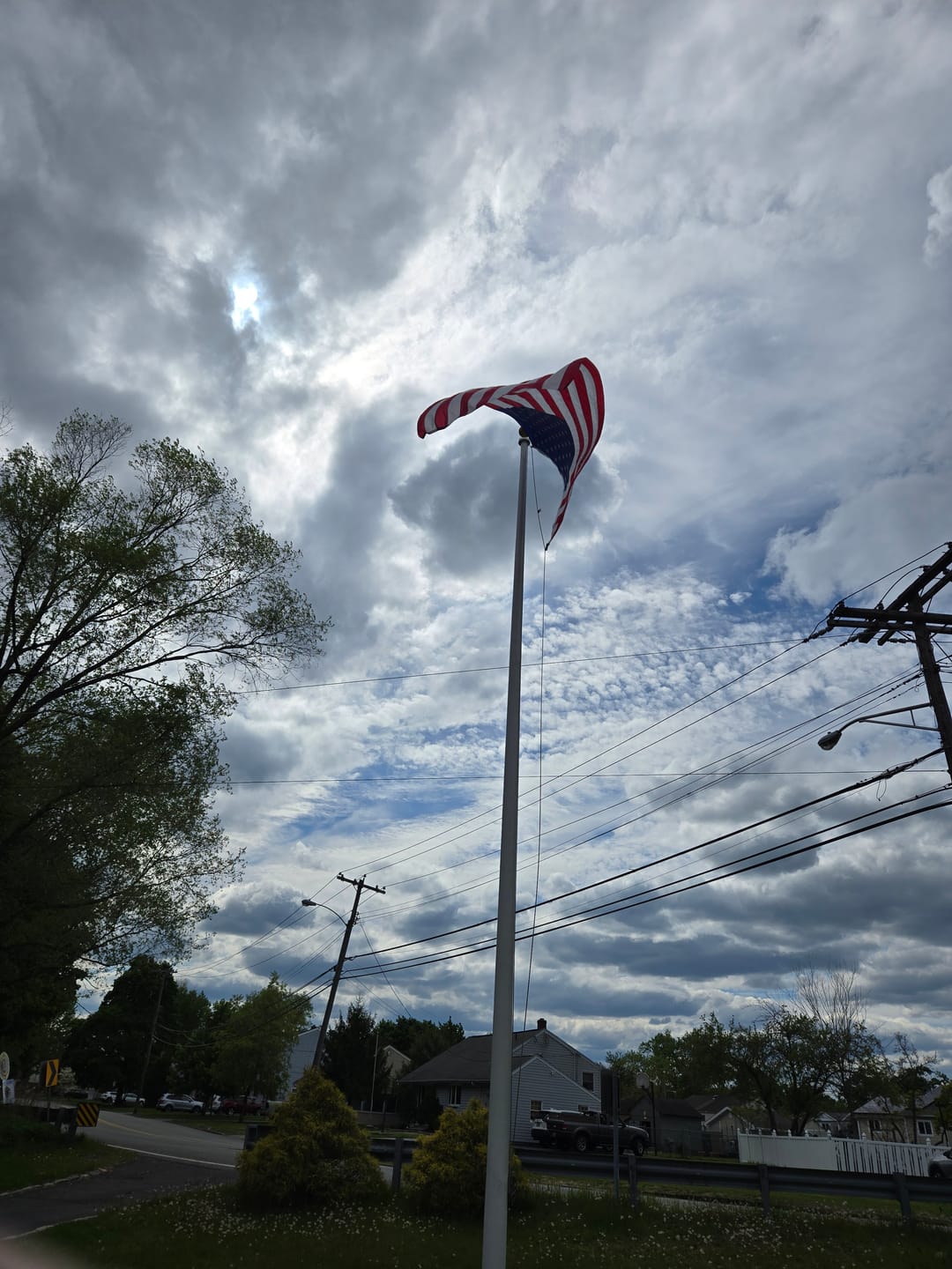 Customer photo review of 6' x 10' American Flag