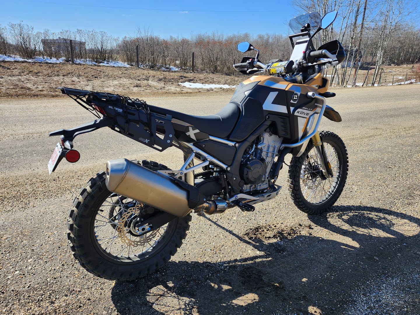Customer photo review of Kove 800X/800X Rally Luggage Rack