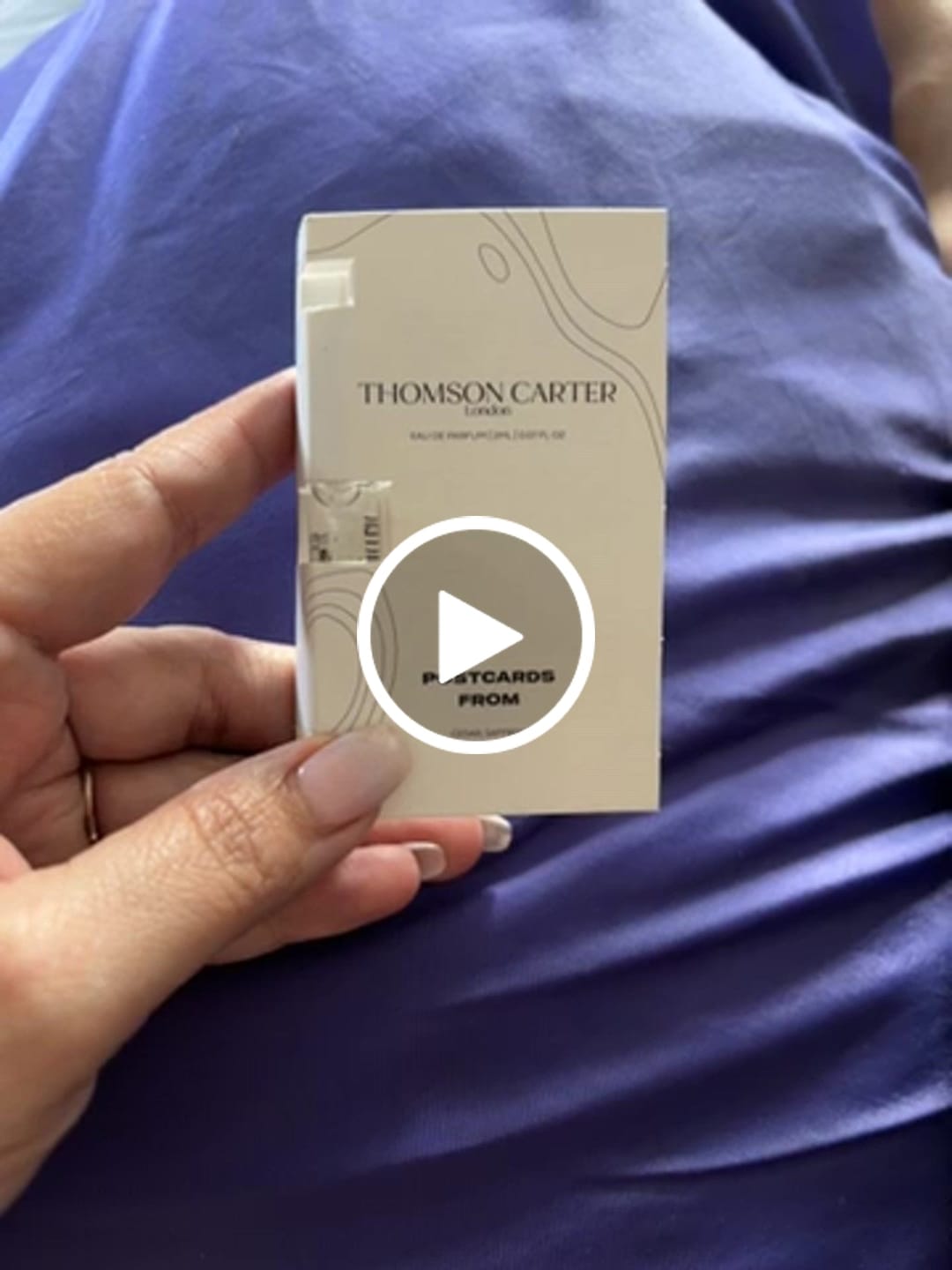 Customer video review of Postcards From | Eau de Parfum | 2ml