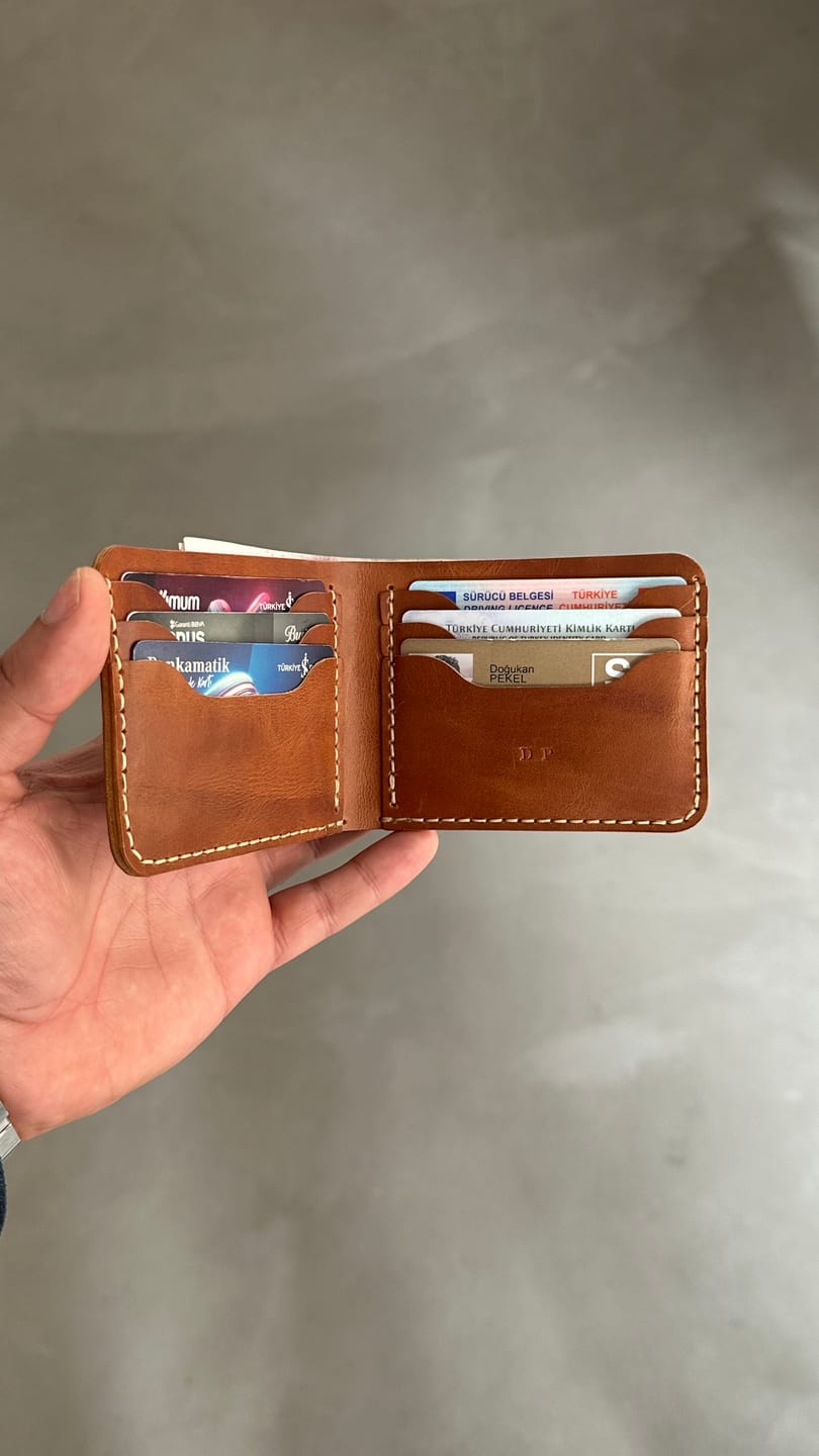 Customer photo review of Bifold Cüzdan - Taba