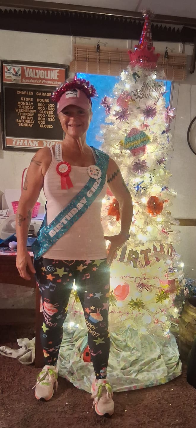Customer photo review of Happy Birthday Leggings