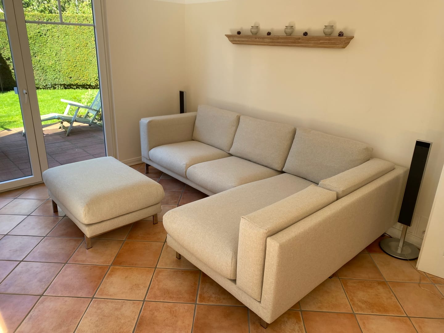 Customer photo review of NOCKEBY 2 Seat IKEA Sofa With Chaise Longue Right Cover