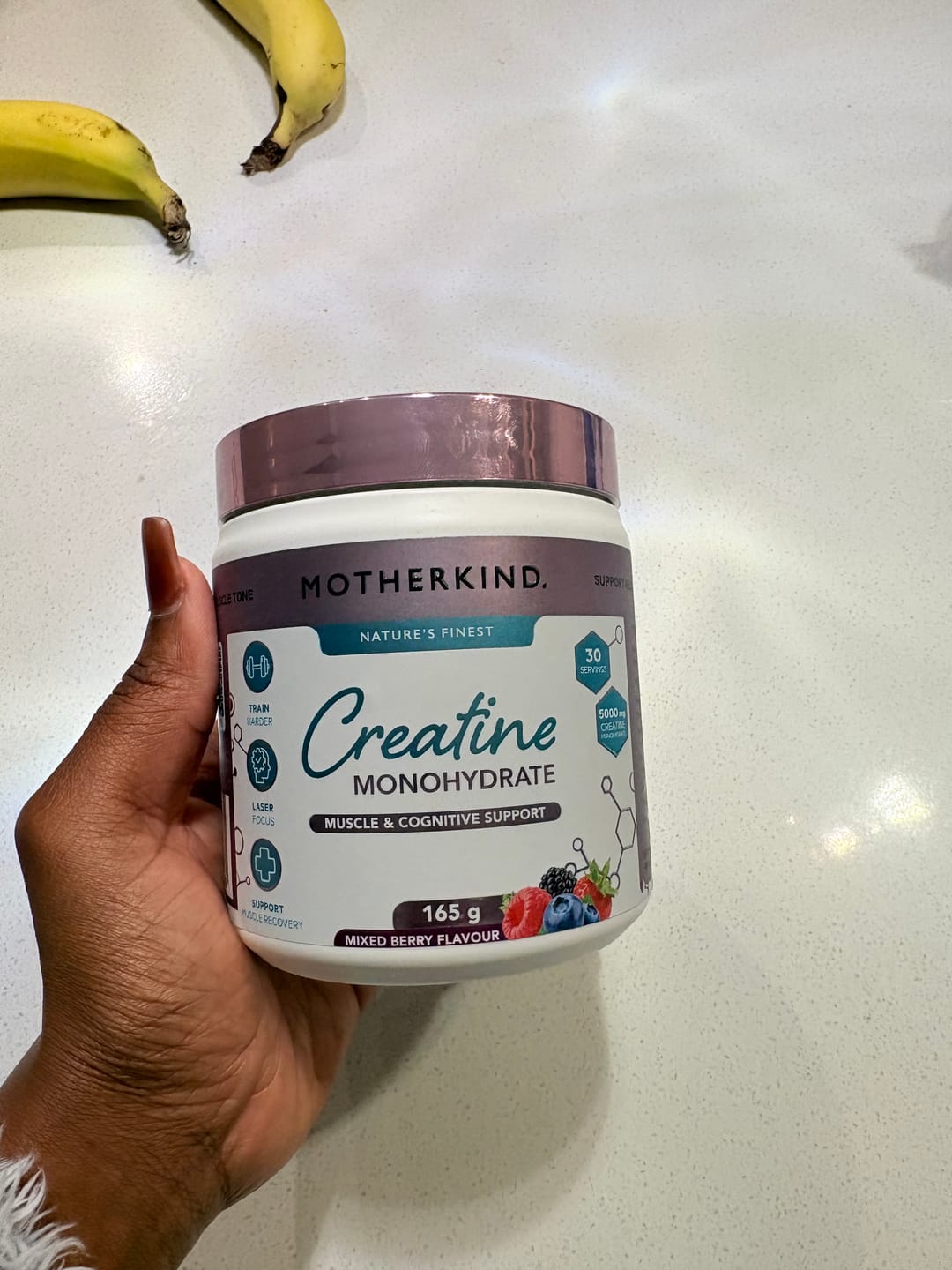 Customer photo review of Creatine Monohydrate