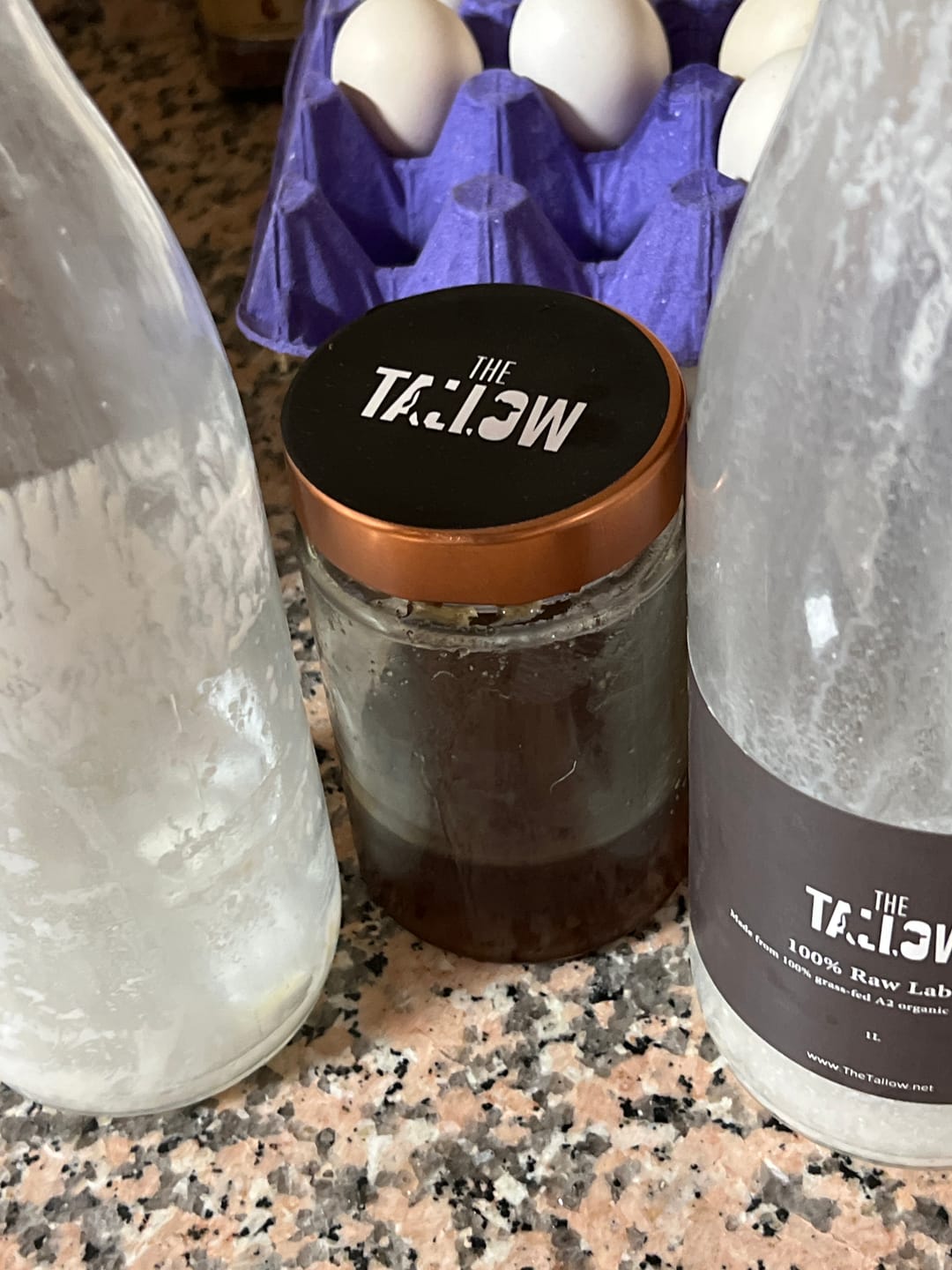 Customer photo review of 1L Raw Milk & 1L Raw Laban