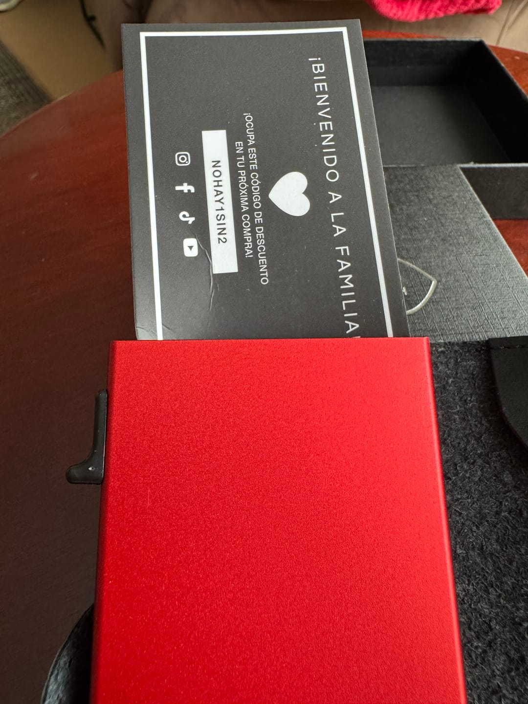 Customer photo review of Billetera Modelo Deluxe