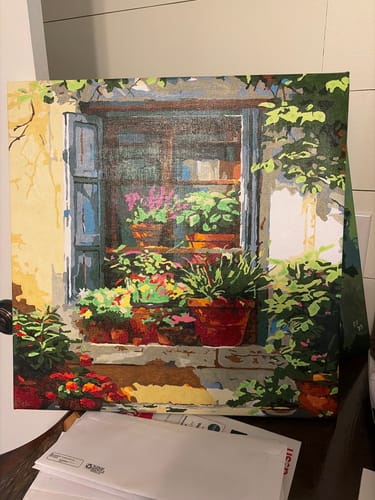 Customer photo review of Window Box Herb Garden
