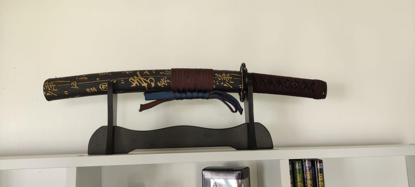 Customer photo review of Kurogane Tantō 黒金短刀