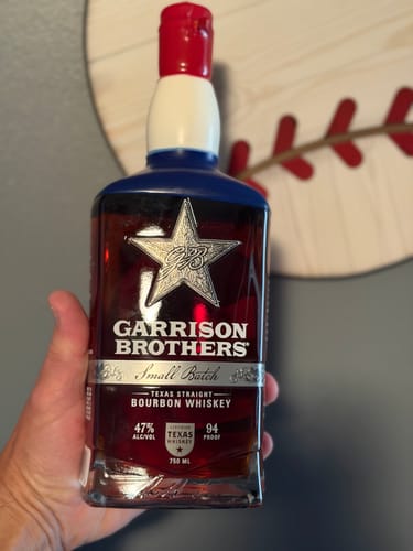 Customer photo review of Garrison Brothers Red White and Blue Small Batch Texas Straight Bourbon Whiskey