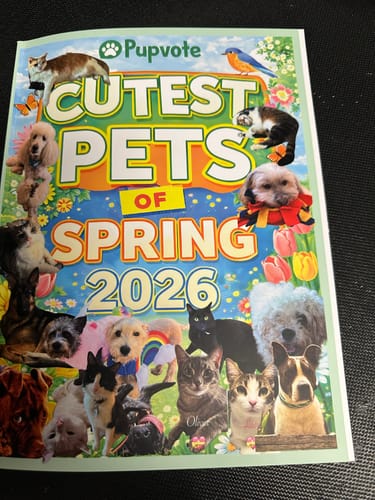 Customer photo review of Cutest Pets of Pupvote Spring 2026