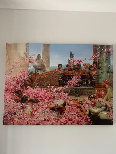 Customer photo review of The Roses of Heliogabalus | Sir Lawrence Alma-Tadema | 1888