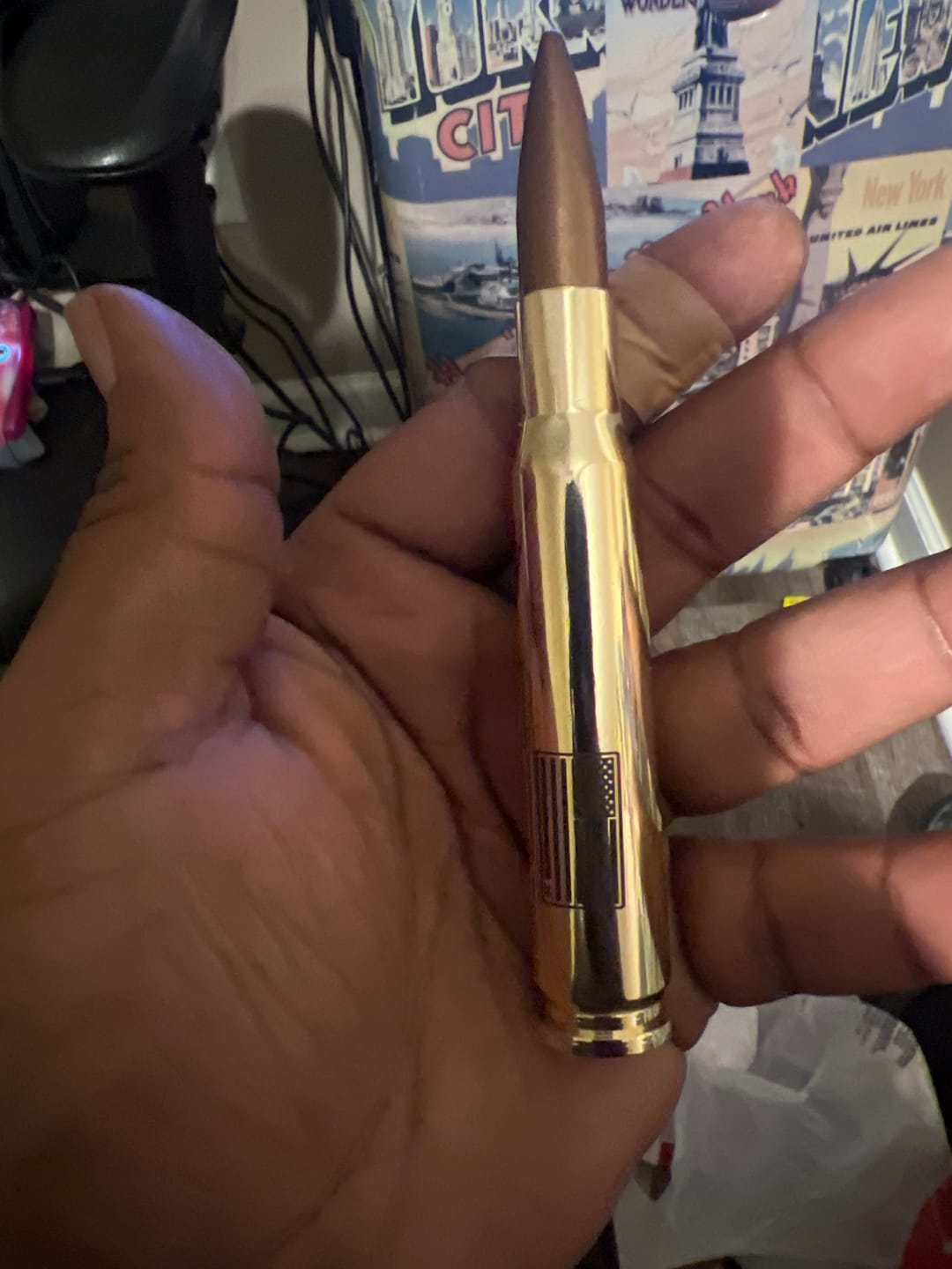 Customer photo review of .50 Cal Bullet Bottle Opener