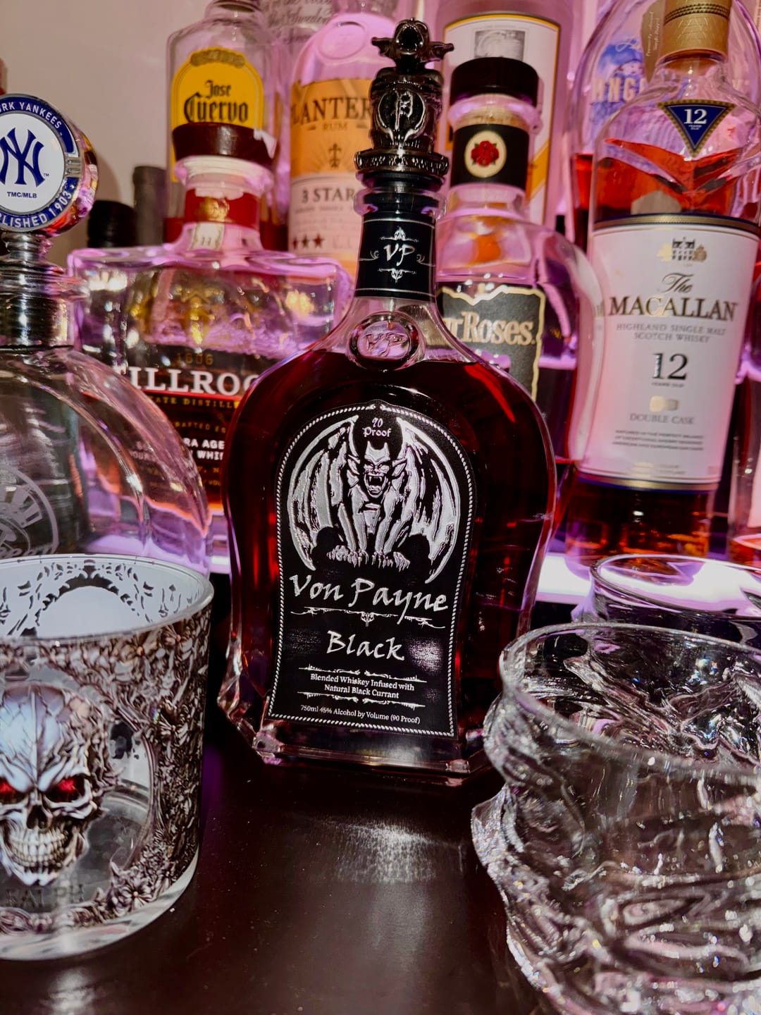 Customer photo review of Von Payne Black Blended Whiskey