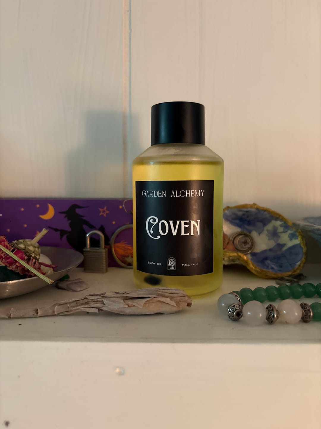 Customer photo review of COVEN BODY OIL