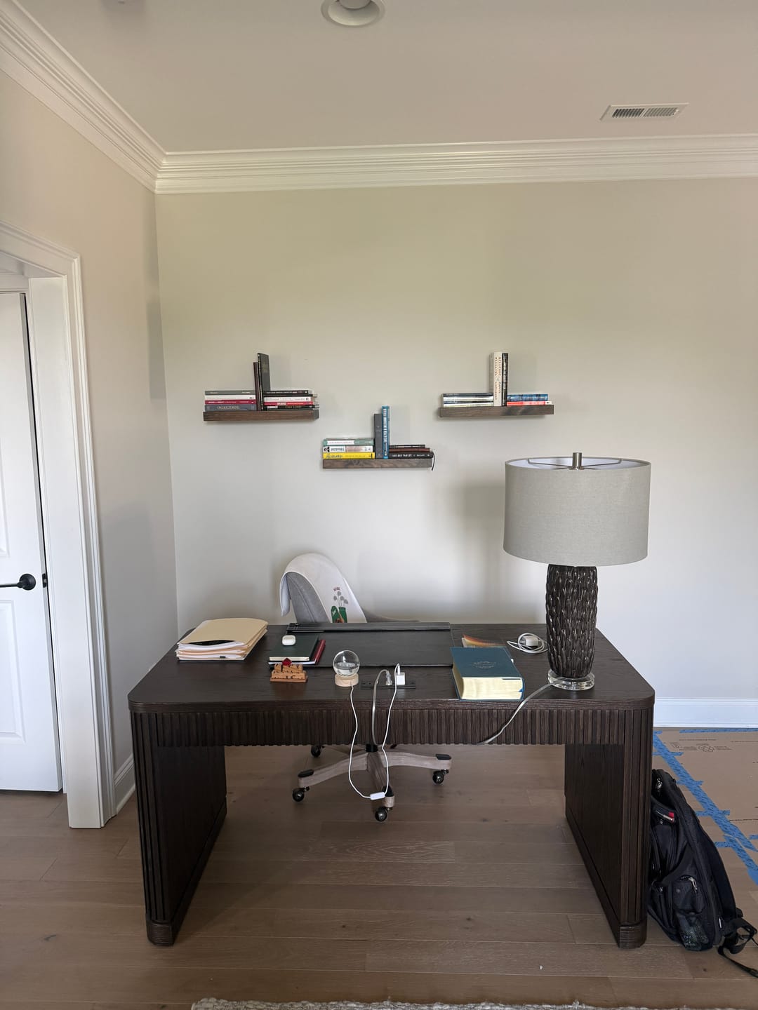 Customer photo review of Rustic Floating Shelves