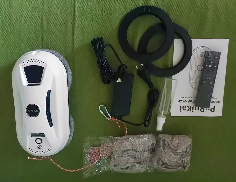 Customer photo review of Ultradünner Fensterreinigungsroboter mit Fernbedienung