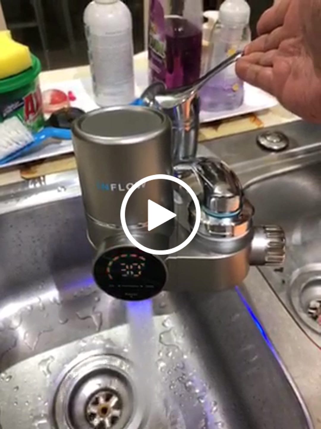 Customer video review of InFlow Tap Filter