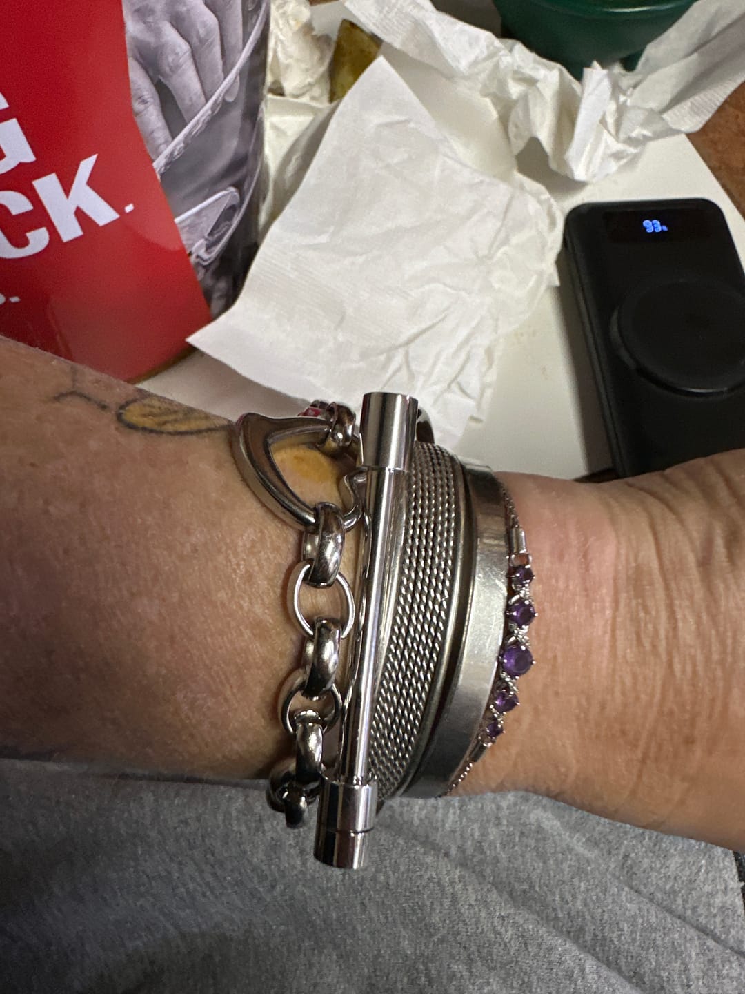 Customer photo review of Audra Bracelet Stack
