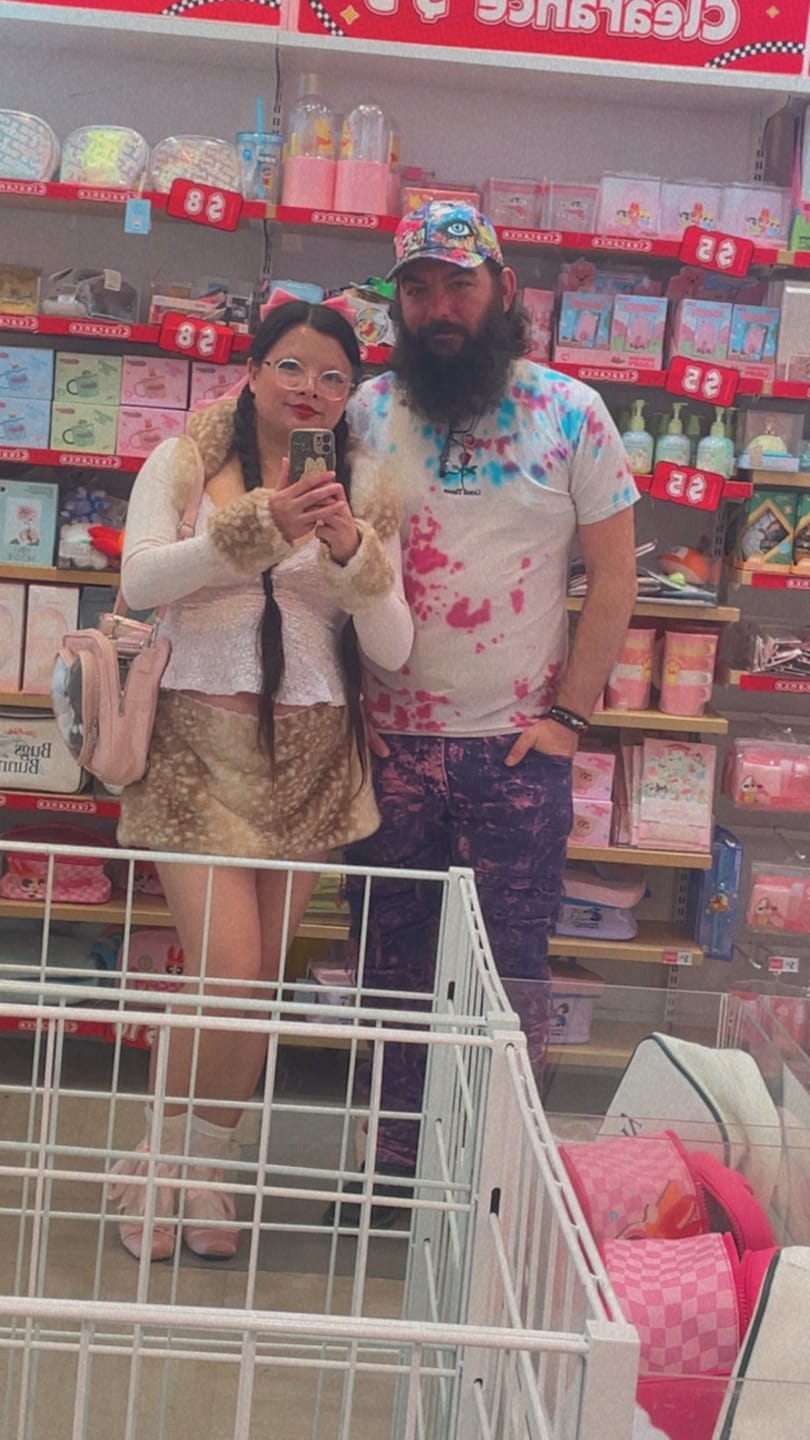 Customer photo review of My True Form Fawn Fur Bolero Cardigan