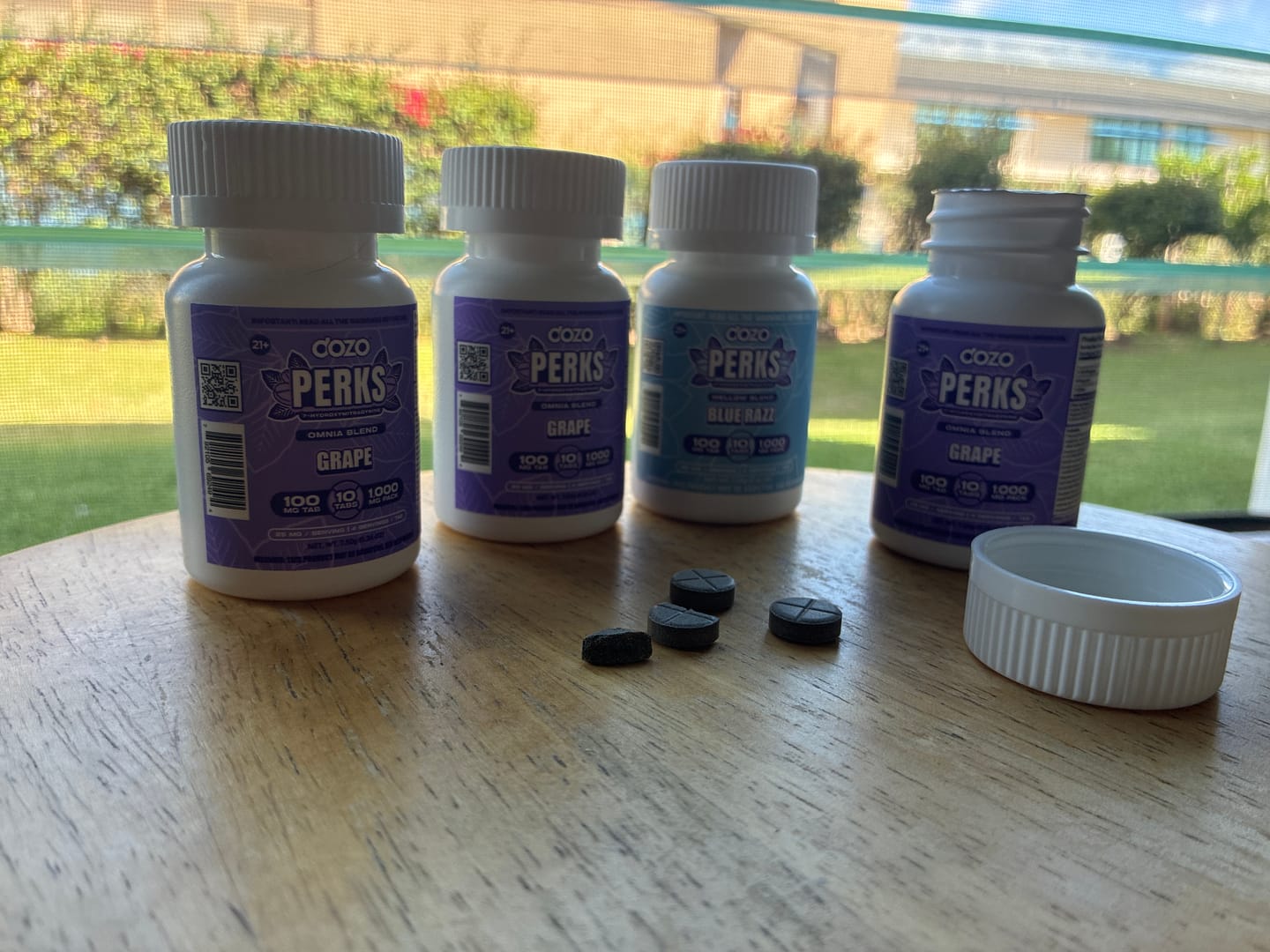 Customer photo review of 10ct 100mg Dozo PERKS 7-OH | 1,000 mg Jar