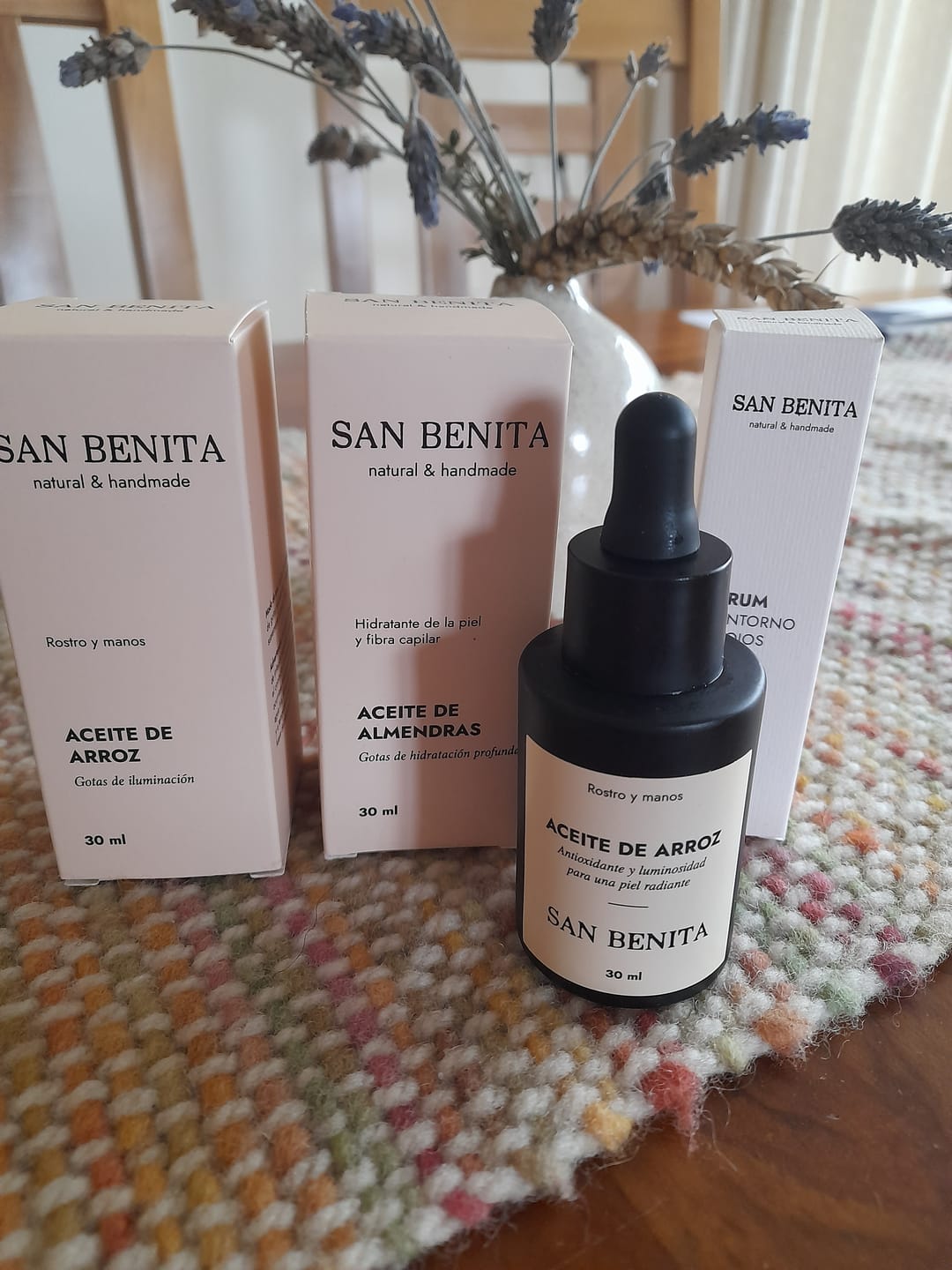 Customer photo review of Aceite de Arroz