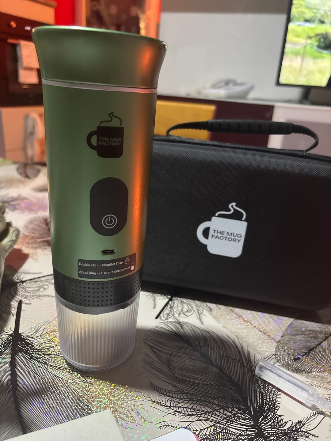 Customer photo review of Expresso Bottle - cafetières machines à expresso portable