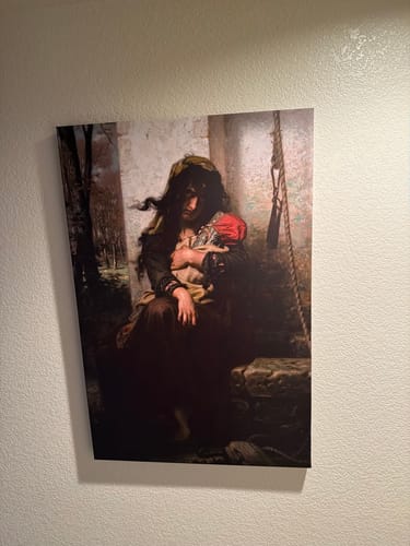 Customer photo review of The Lunatic of Etretat | Hugues Merle | 1871