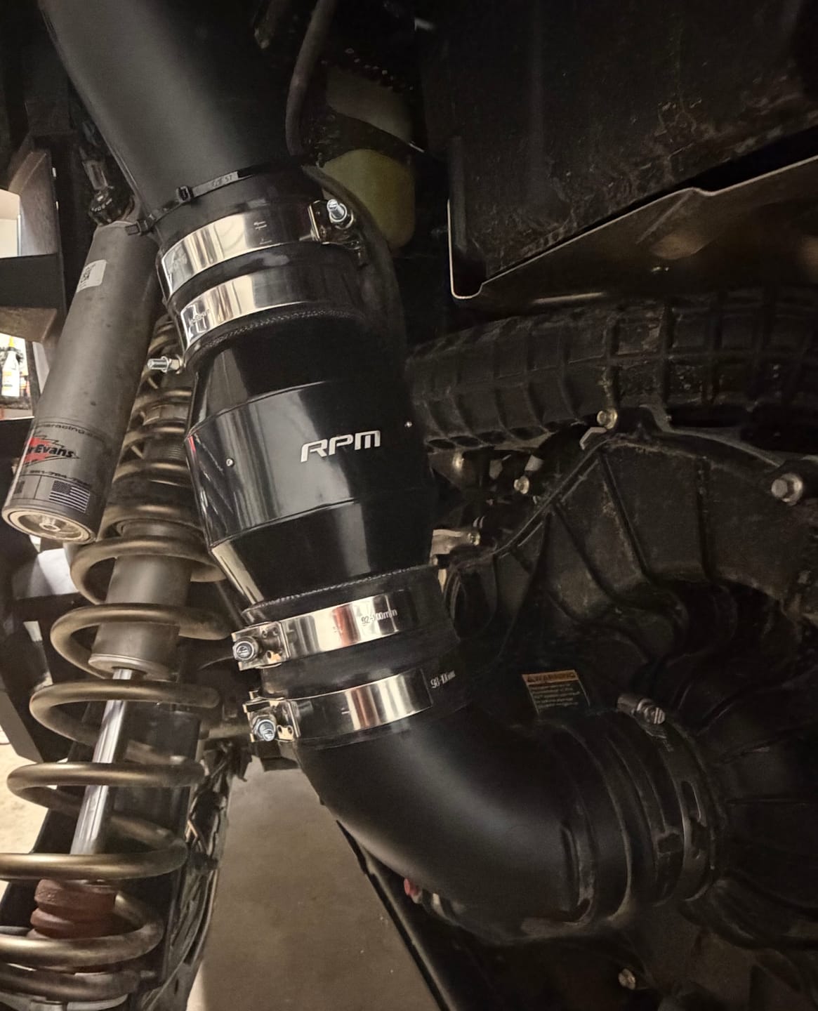 Customer photo review of RPM 2024+ Polaris RZR XP1000 "ECF" Electric Clutch Blower Fan Kit - Lower Clutch / Belt Temperature