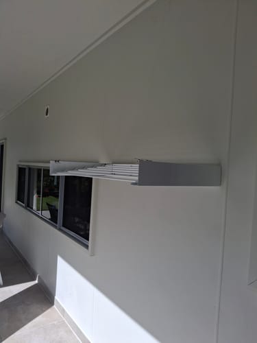 Customer photo review of Caravan Wall Mounted Drying Rack - Foldable Indoor and Outdoor